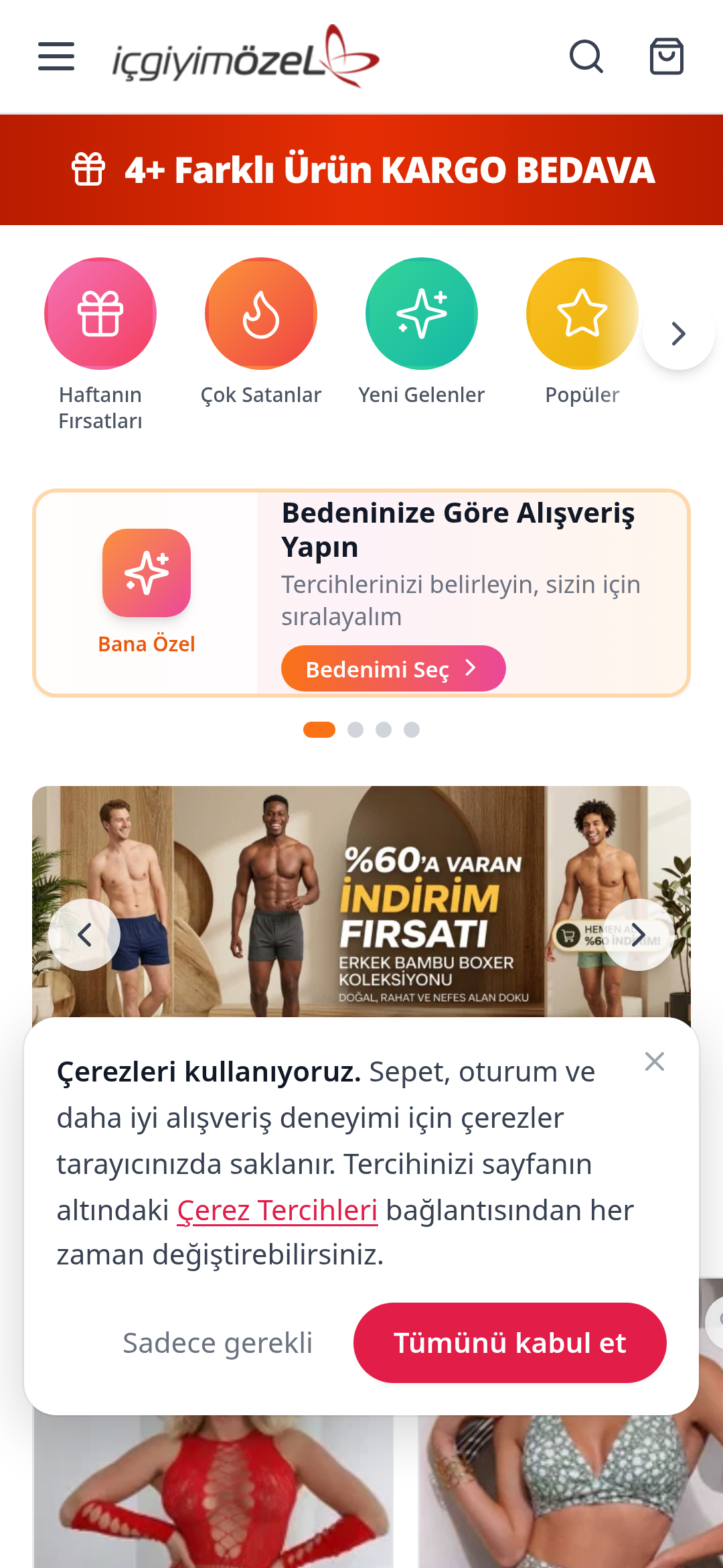 İç Giyim Özel mobil ekran görüntüsü