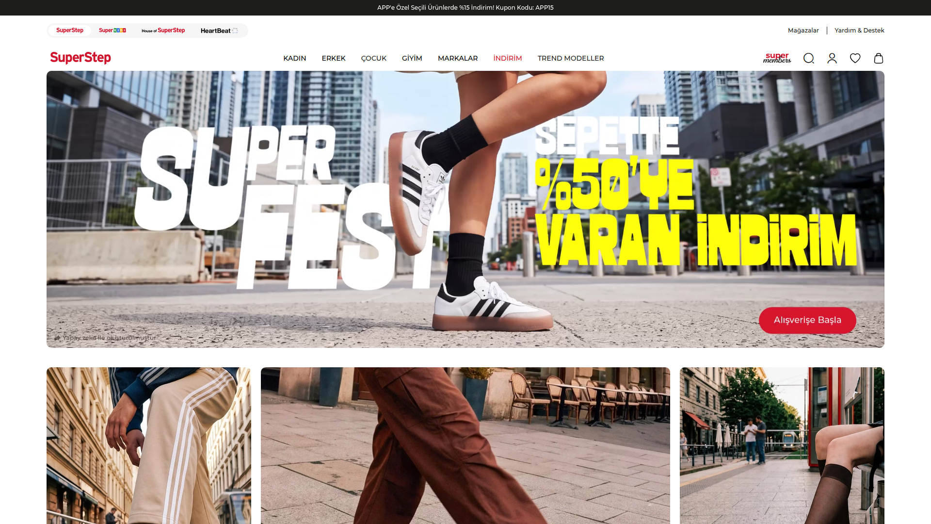 SuperStep desktop screenshot