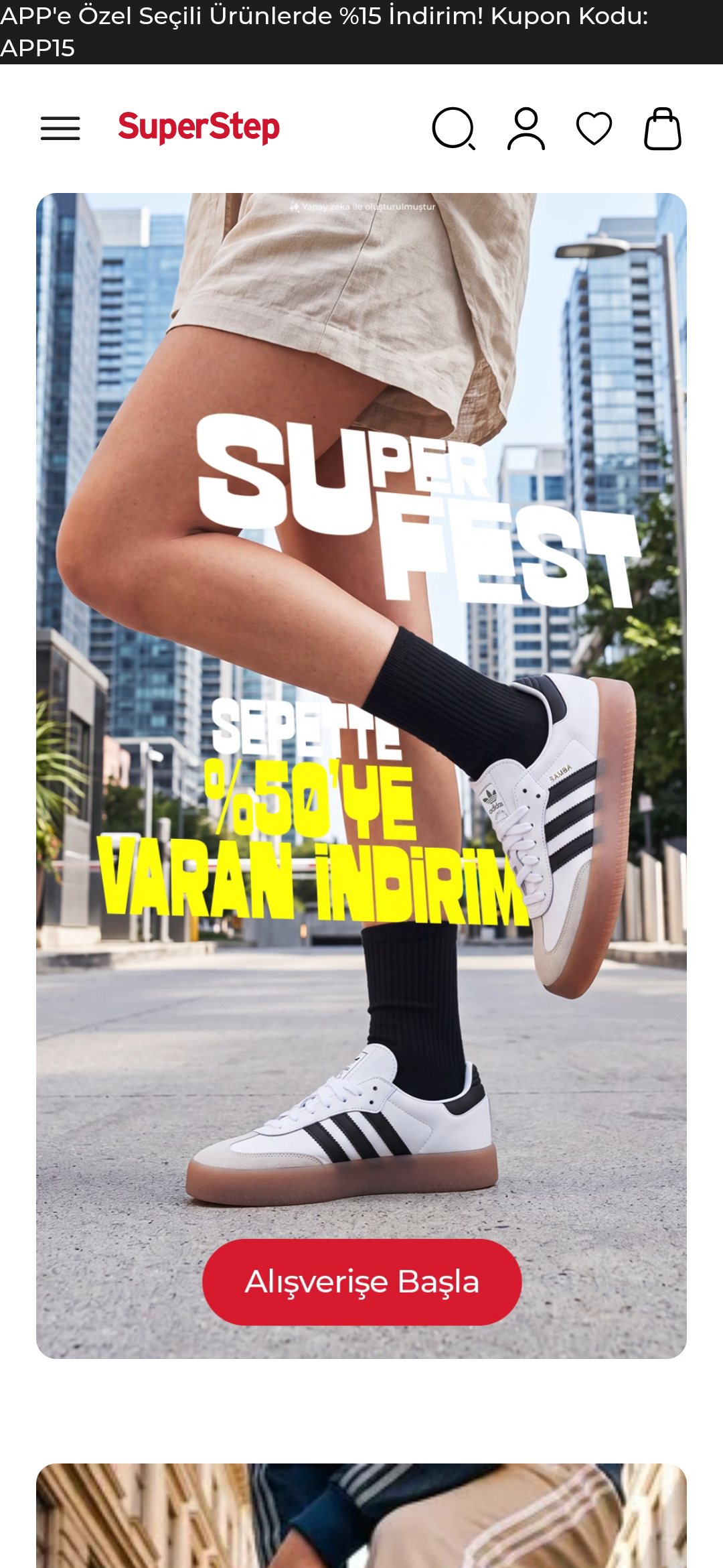 SuperStep mobile screenshot